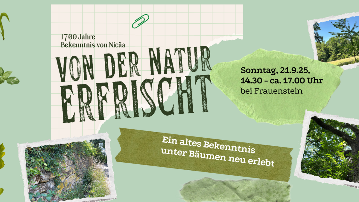 Von der Natur erfrischt